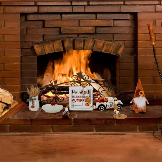 Fall Decorations, 6 PCS Fall Tiered Tray Decor Set {4}