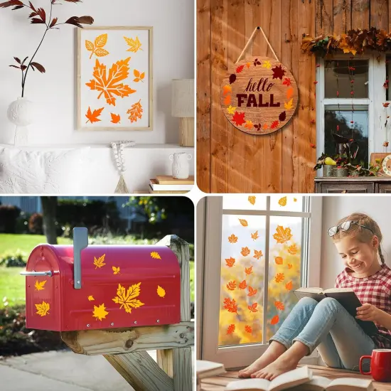 Fall Painting Stencils Maple Leaves Stencils Autumn Leaves Stencil (Maple Leaves) {6}