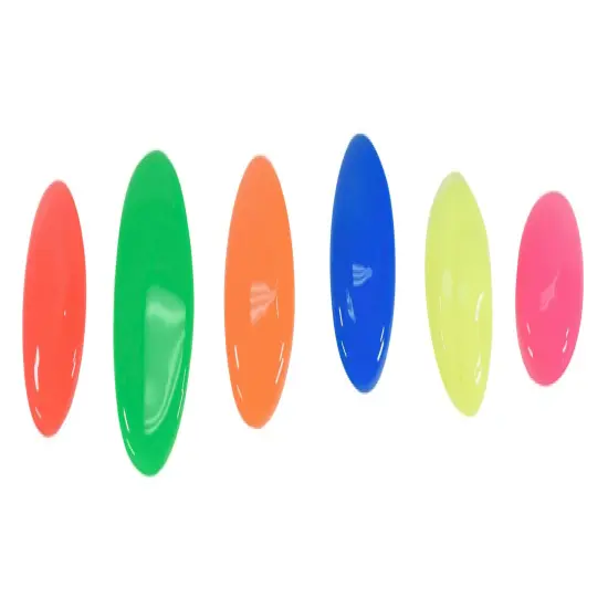 School Smart Washable Tempera Paints, 1 Pint Bottles, Assorted Neon Fluorescent Colors, Set of 6 {4}