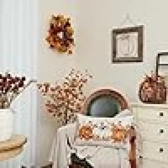 Pliad Pumpkin Maple Leaves Decor Autumn {3}
