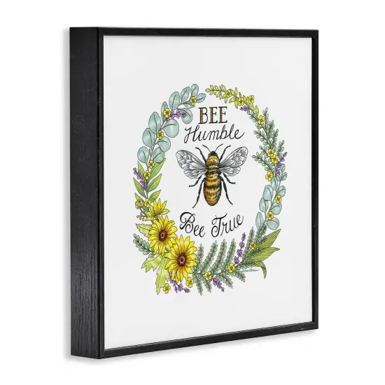 Stupell Industries Bee Humble & True Framed Giclee By Deb Strain {3}