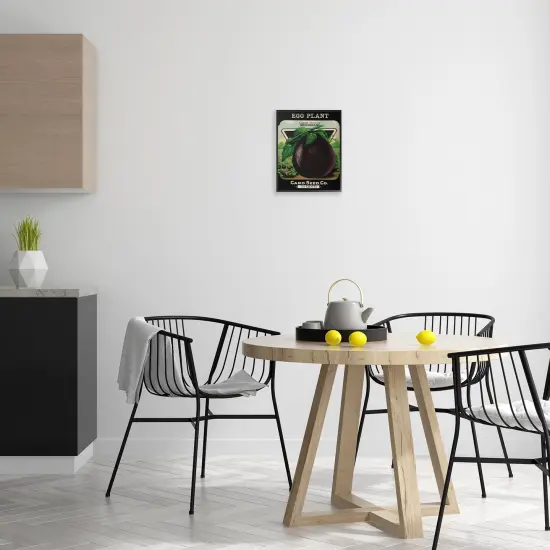 Stupell Industries Vintage Gardening Eggplant Framed Giclee By Lil' Rue {2}