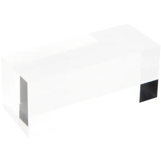 Plymor Clear Polished Acrylic Rectangular Display Block, 2" H x 2" W x 5" D {1}