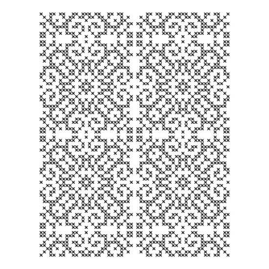 Spellbinders Press Plate From Merry Moments-Petite Criss Cross {3}