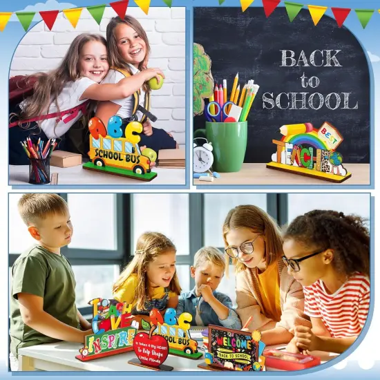 6 Pcs Back to School Table Decorations {5}