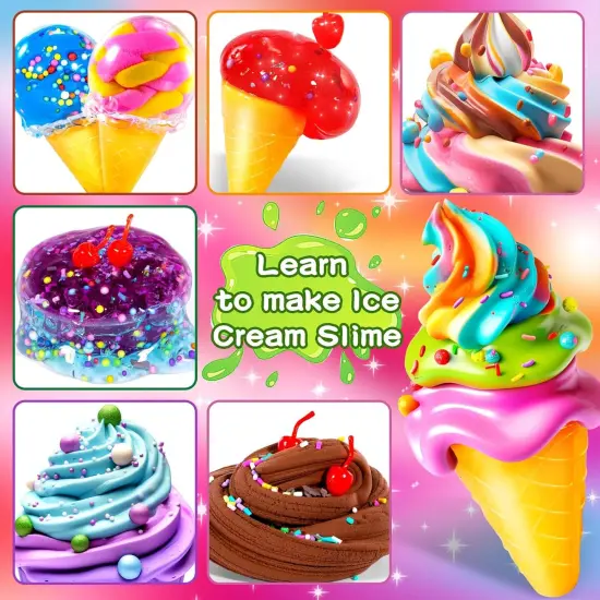 Ice Cream Making Slime/Clay Kit {3}