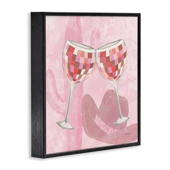 Stupell Industries Western Glam Cheers Glasses Framed Giclee By Yvette St. Amant {3}