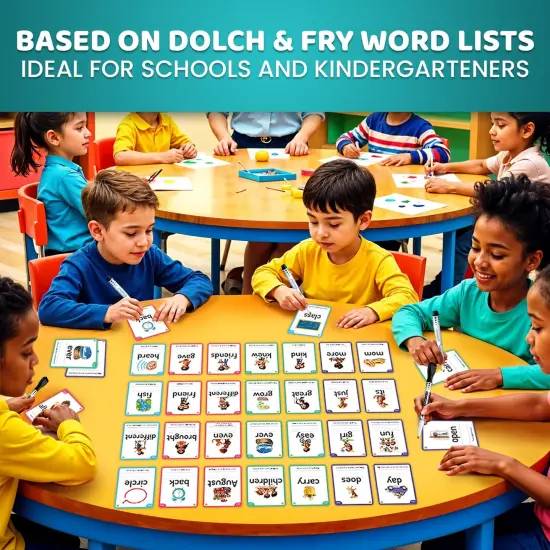 520 Sight Words Flash Cards for Kids | 5 Levels {5}