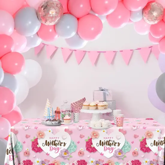 Happy Mother's Day Tablecloth 3Pcs {4}