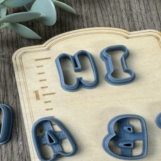 Alphabet | Puffy Letters | Country Western Clay Cutters {2}