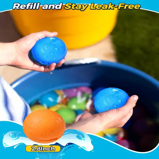 Summer Reusable Magnetic Water Balloon Toys (6-Pack) {4}
