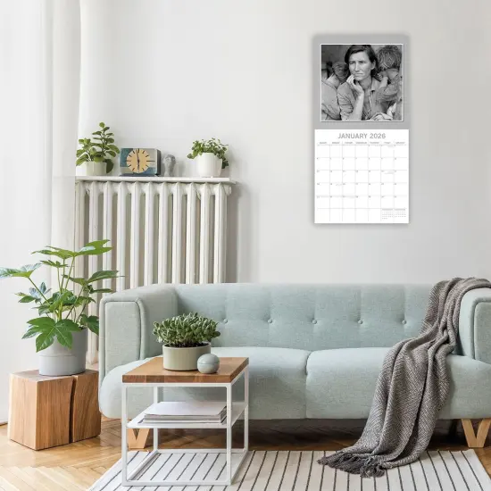 The Gifted Stationary 2026 Square Wall Calendar, Classic Photography, 16-Month Arts & Antiques Theme with 180 Reminder Stickers (12x12 In) Multicolor {2}