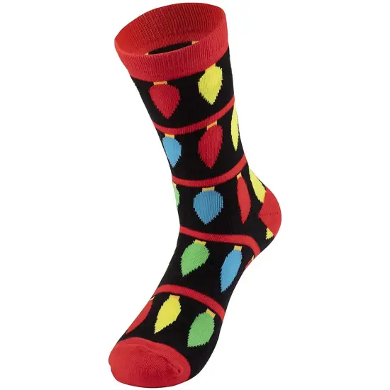 2 Pairs Christmas Socks for Men and Women, Fun Gift Set, Xmas Holiday Party Novelty Gifts, Unisex, One Size (Cute Christmas Tree) Multicolor {6}