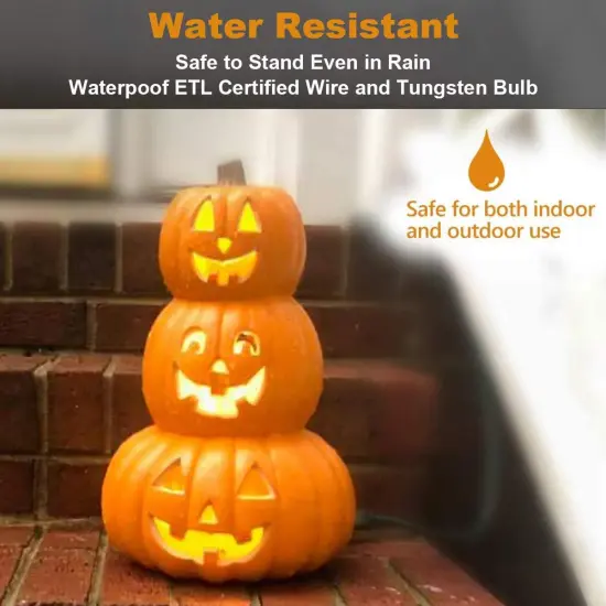 Halloween Jack o Lanterns Light Up Pumpkin Decorations - Tier Smile {5}