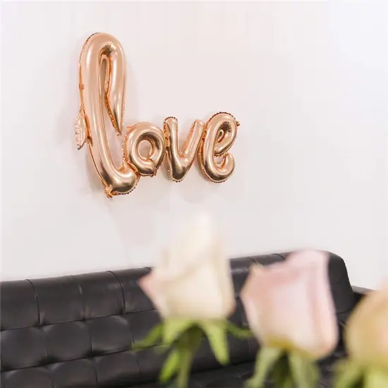 Love Foil Balloon Mylar Balloons,Valentines Day Wedding Party Decoration,2Pcs {5}