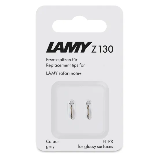 Lamy Safari Note+ Stylus Pen Replacement Tips - Grey, Medium, Pkg of 2 {1}