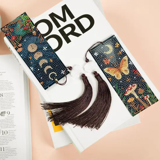 Tassel Bookmark for Kids Adult Beginners Christmas New Year Graduation Birthday Gift {5}