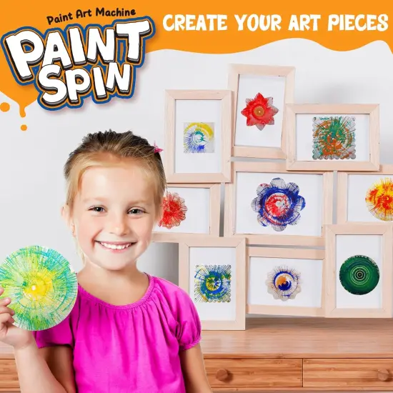 Paint Spin Art Machine Kit for Kids {3}