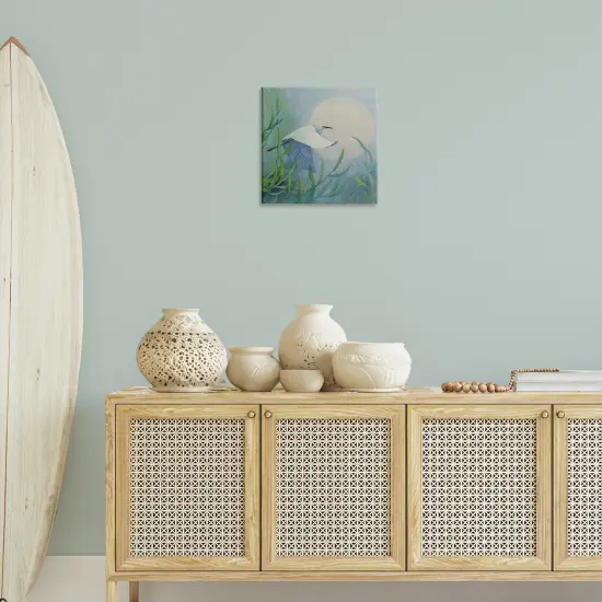 Stupell Industries Soaring Snowy Egret Canvas By Floy Zittin {2}