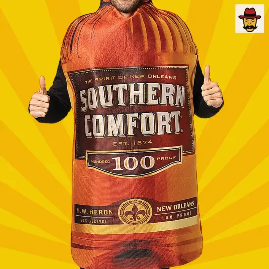 Southern Comfort Bottle Costume Funny Liquor Tunic {4}