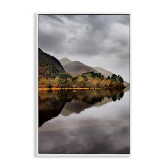 Loch Shiel Scotland View Framed Giclee Art Gray {7}