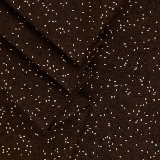 Mook Fabrics Dotted Cotton Fabric [108 in. Wide] - By The Yard Chestnut {2}