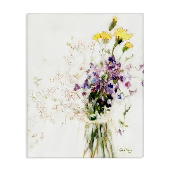 Stupell Industries Phlox & Carnation Bouquet Canvas By Janel Bragg {1}
