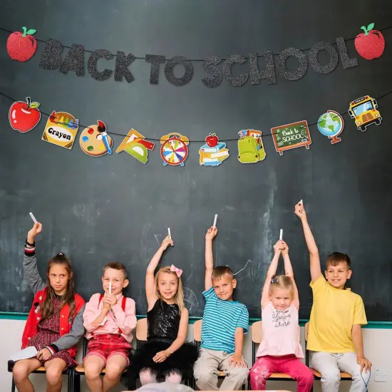 Welcome Back to School Banner Decorations {3}