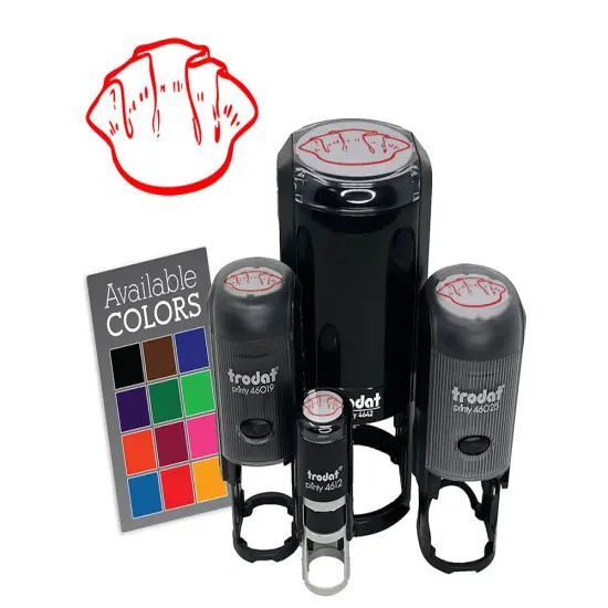 Potsticker Crab Rangoon Dumpling Chinese Food Self-Inking Rubber Stamp Crafting Black {7}