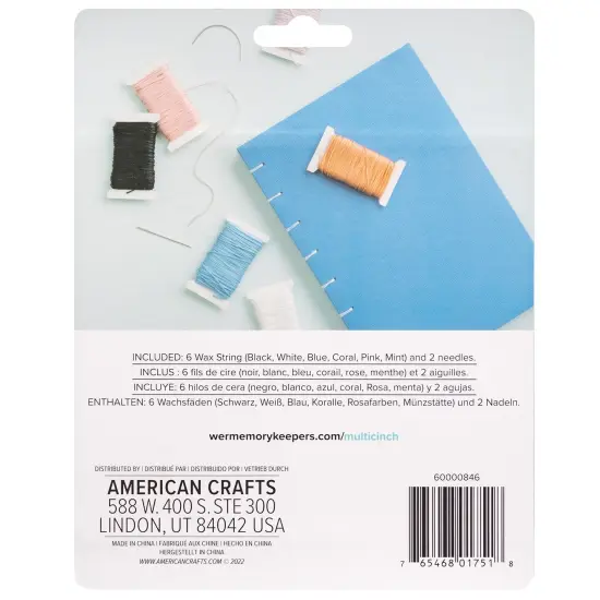 We R Cinch Coptic Binding Kit 6/Pkg-Thread & Needles {4}