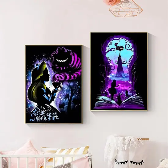 2 Packs Cartoon Diamond Painting Kits for Adults 5D {3}