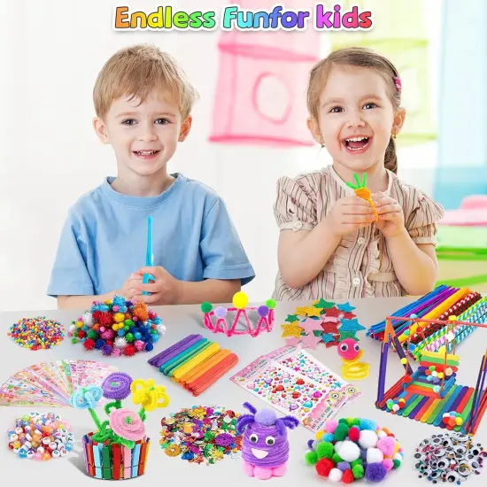 2000+Pcs Craft Kits for Kids {3}