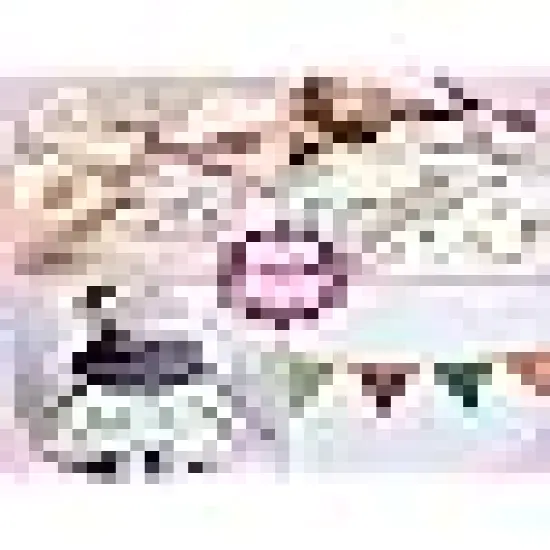 Quilting Squares Printed Floral Patchwork Fabric Bundles for DIY {5}