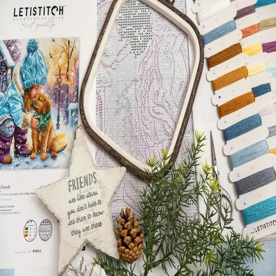 Best Friends L9925 Counted Cross Stitch Kit {5}