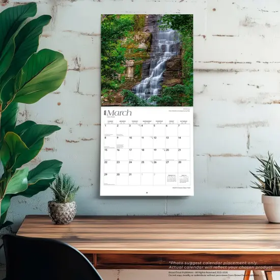New York Wild & Scenic | 2026 12 x 24 Inch (Hanging) Monthly Square Wall Calendar | Plastic-Free {5}