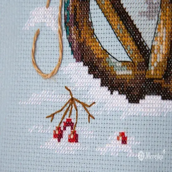 Cozy Winter K-107 Counted Cross-Stitch Kit {4}