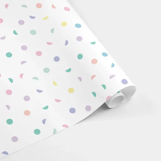 Confetti Half Circle Geo Gift Wrap {2}
