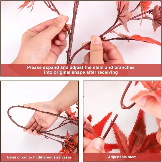 Fake Fall Leaves Stems {5}