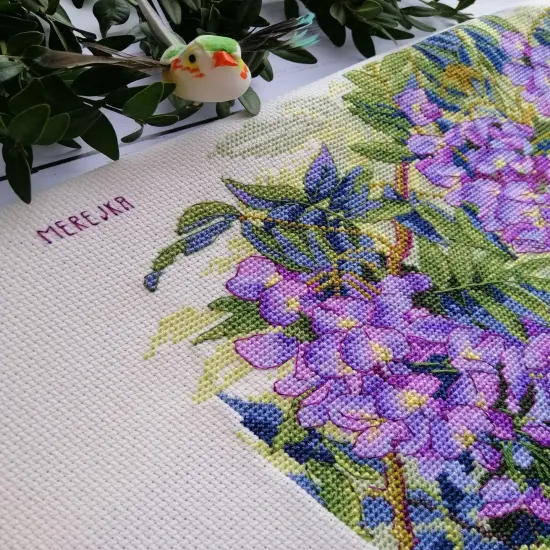 Wisteria K-137 Counted Cross-Stitch Kit {5}
