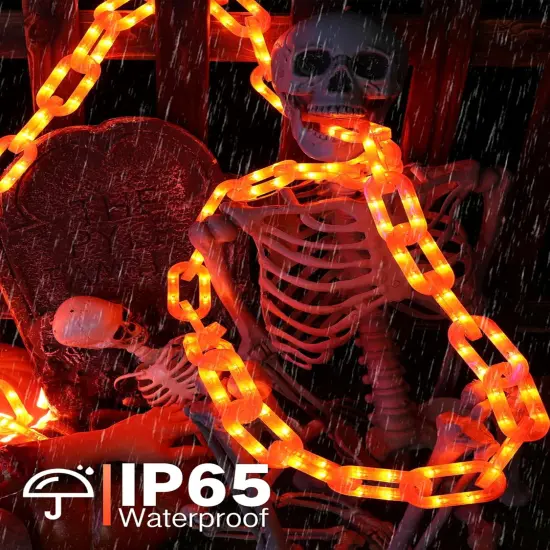 10 Ft 160 LED Solar Halloween Decorations Outdoor String Lights {2}