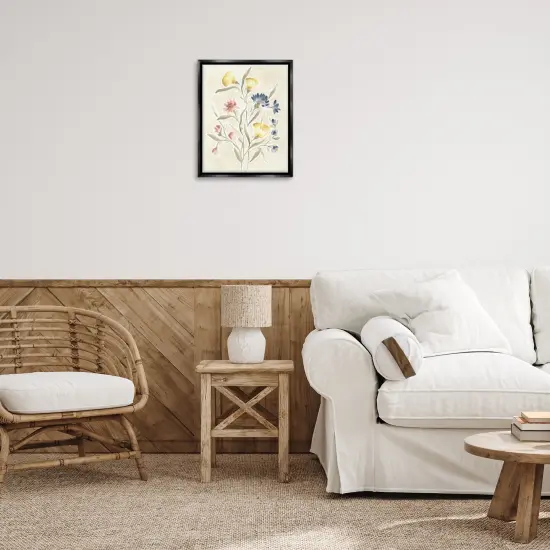 Stupell Industries Subtle Cottage Posies Floating Frame By June Erica Vess {2}