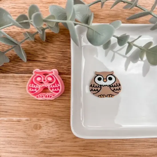 Owl | Woodland Animal Clay Cutter Set {1}