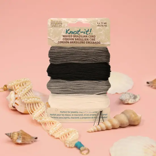 The Beadsmith Brazillian Waxed Cord Mix Day and Night {6}