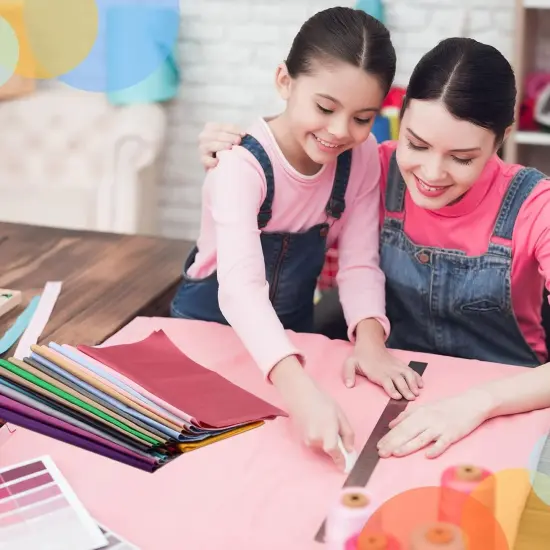 120 Pcs 10 x 10 Inch Solid Multicolor Cotton Precut Fabric Bundles {3}