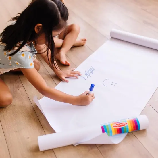 17 inches - 3 Pack Deluxe Easel Paper Roll Replacement(White) {2}