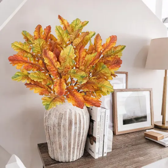 5 Pcs Fall Leaves Stems {3}