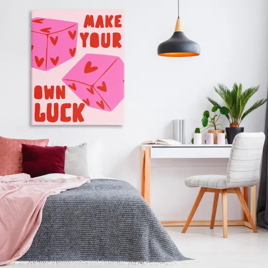 Stupell Industries Make Your Own Luck Canvas By House of Lulu {2}