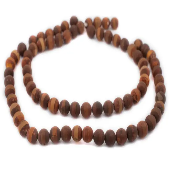 The Bead Chest Striped Sphere Tibetan Agate Beads (10mm) {3}