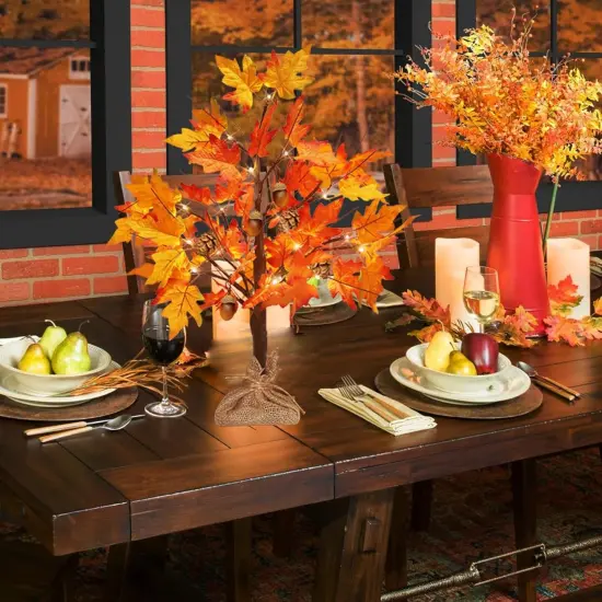 Falll Tree with Lights {4}