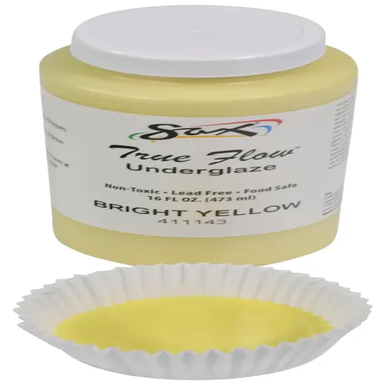 Sax Underglaze, Bright Yellow, 1 Pint {3}
